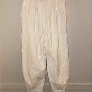 Urban Outfitters Off-White Parachute Pants